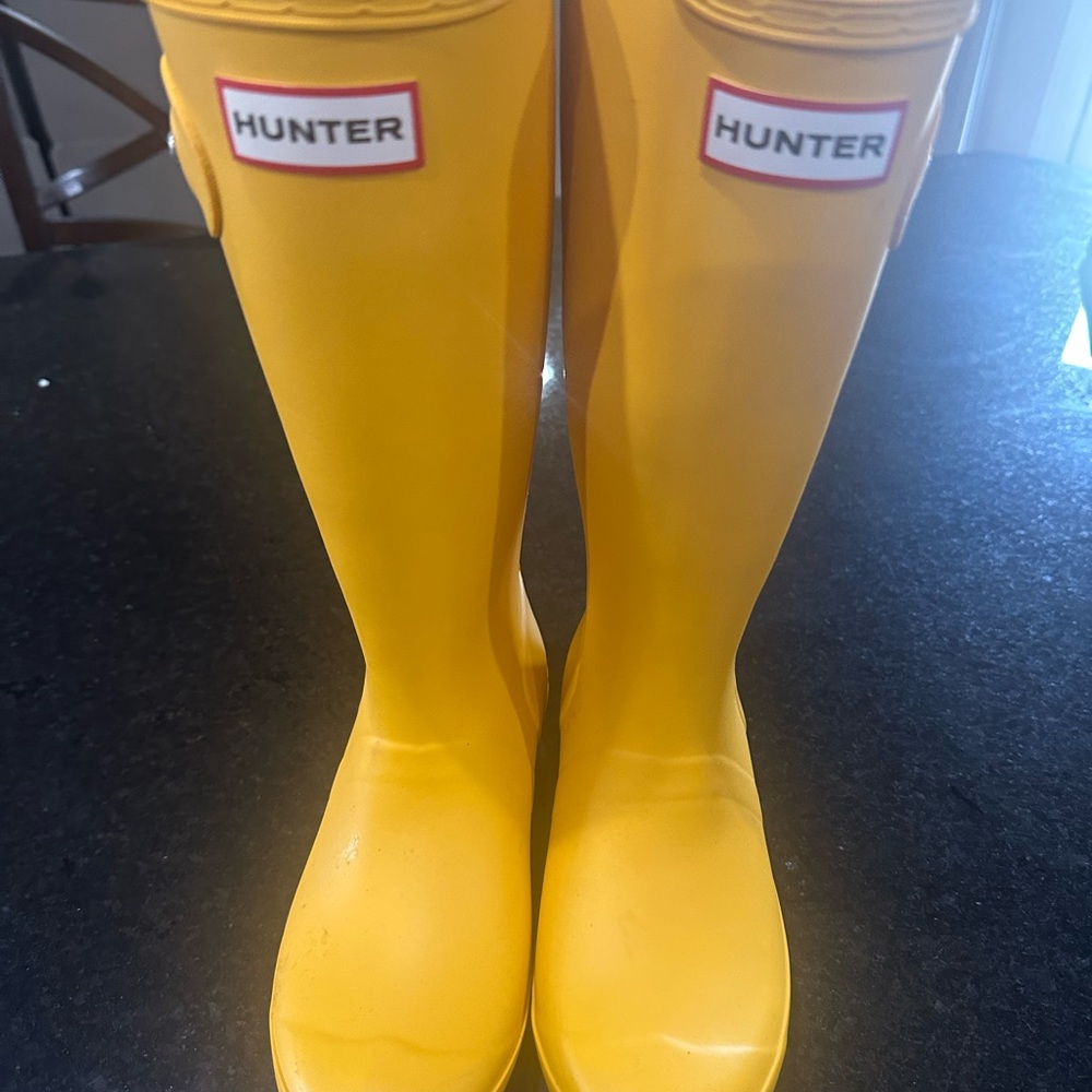 Hunter Yellow Footwear